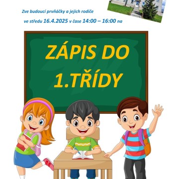 Zápis do 1. třídy
