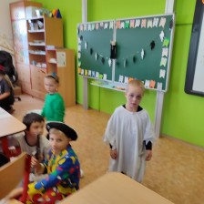 Oslava HALLOWEENU ZŠ společně s dětmi z MŠ