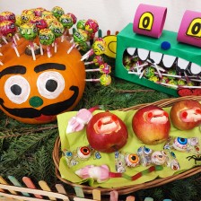 Oslava HALLOWEENU ZŠ společně s dětmi z MŠ