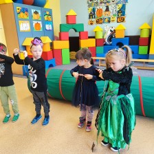 Oslava HALLOWEENU ZŠ společně s dětmi z MŠ