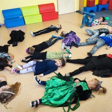 Oslava HALLOWEENU ZŠ společně s dětmi z MŠ