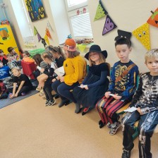 Oslava HALLOWEENU ZŠ společně s dětmi z MŠ