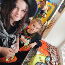 Oslava HALLOWEENU ZŠ společně s dětmi z MŠ