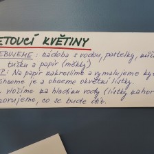 ŠD - Projektový týden - VĚDECKÉ POKUSY